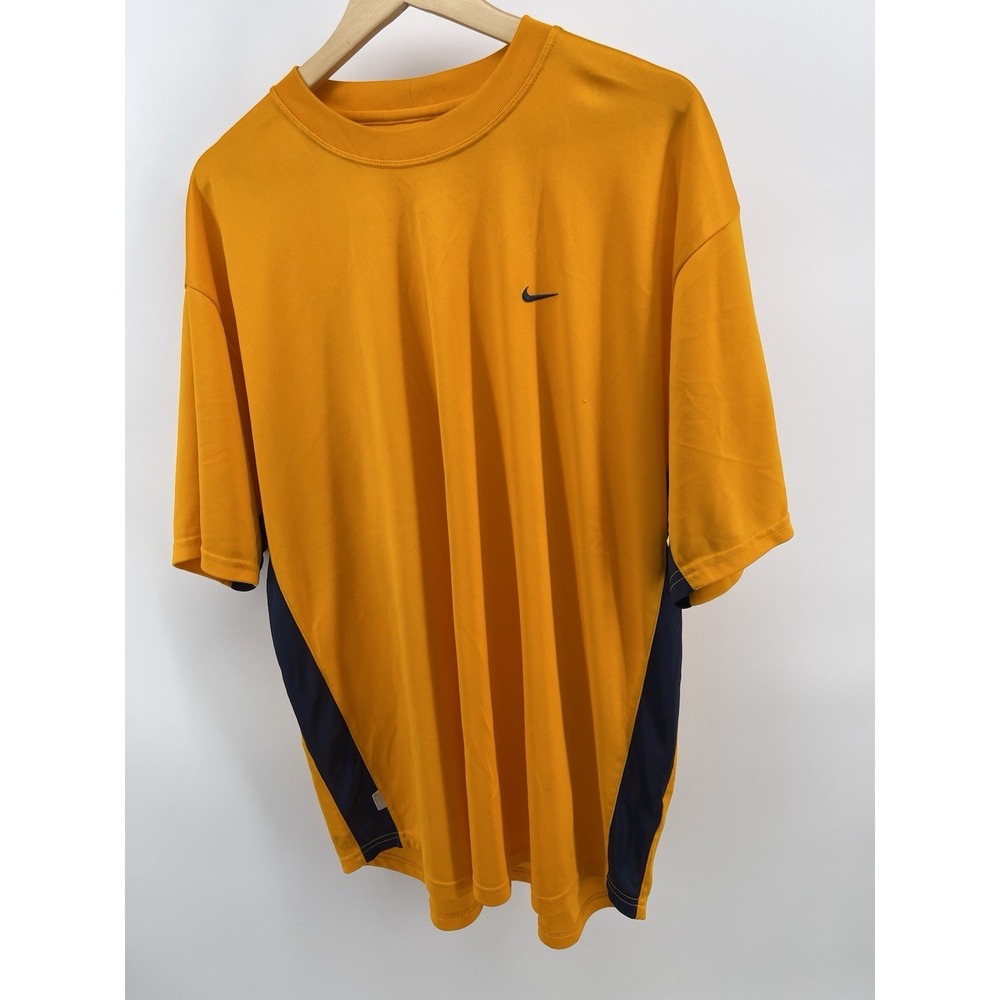 Nike Mens Sphere‎ Dry T-Shirt Adult Size XXL Orange Blue Y2K